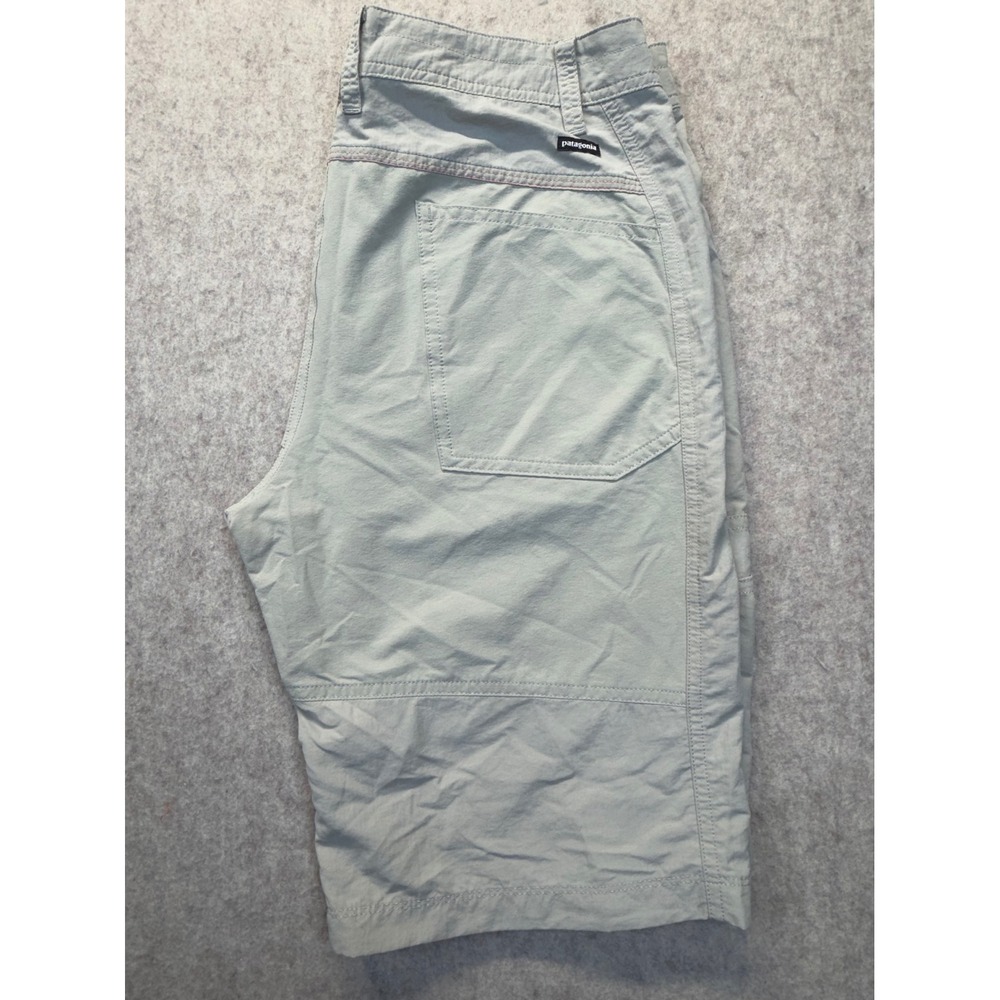Patagonia Away From Home Hiking Shorts Womens 8 Tan Lightweight Utility Gorpcore